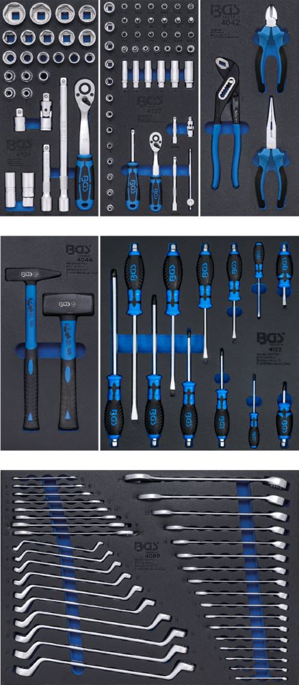 Produktbild BGS Werkstattwagen mit 7 Schubladen und 129 Werkzeugen bild 3