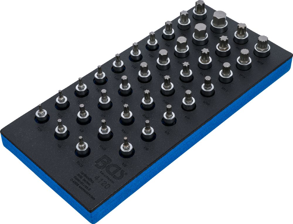 Produktbild Werkstattwageneinlage 1/3 Bit Einsatz Satz 36 teilig bild 2