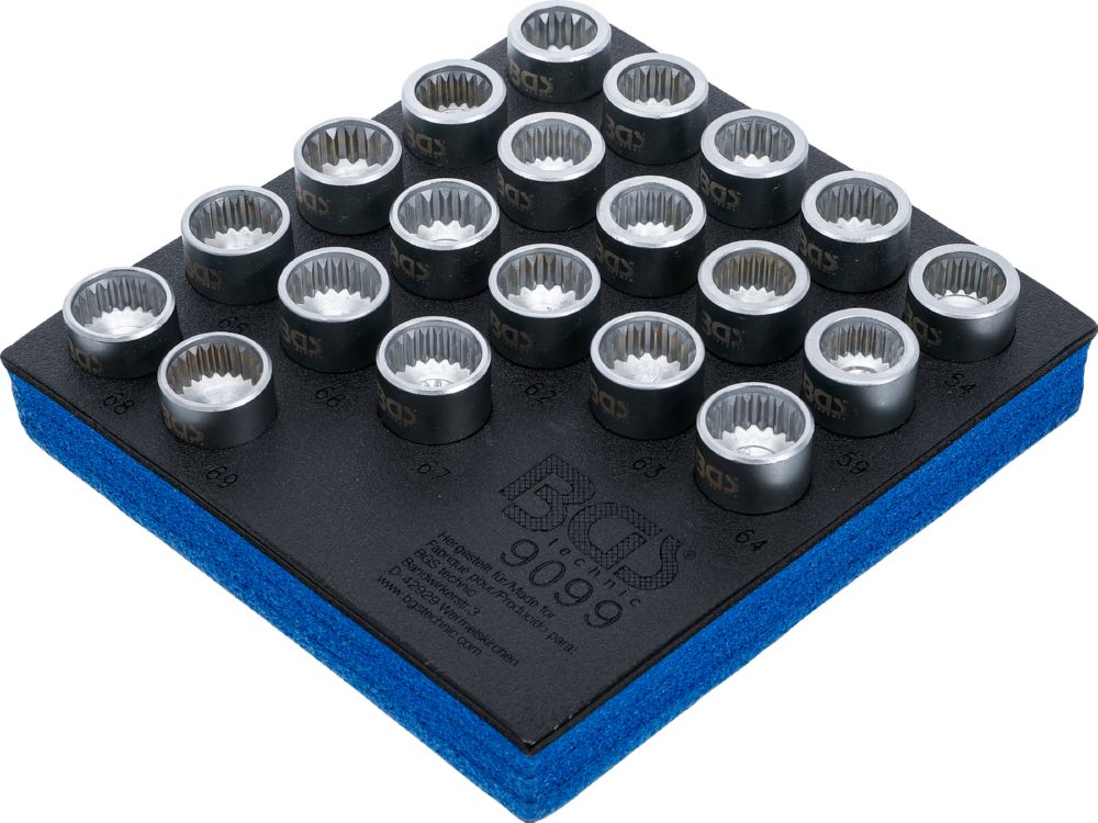 Produktbild Werkstattwageneinlage 1/6 Felgenschloss Werkzeugsatz 20 teilig bild 2