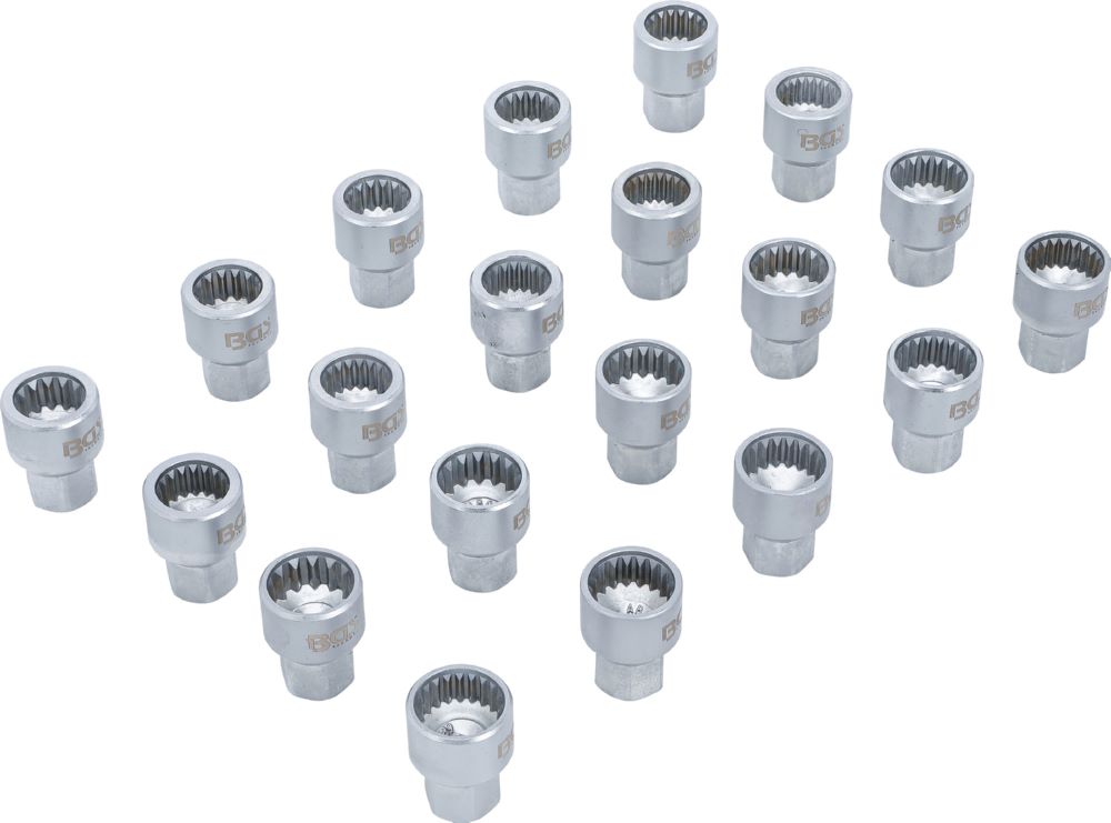 Produktbild Werkstattwageneinlage 1/6 Felgenschloss Werkzeugsatz 20 teilig bild 3