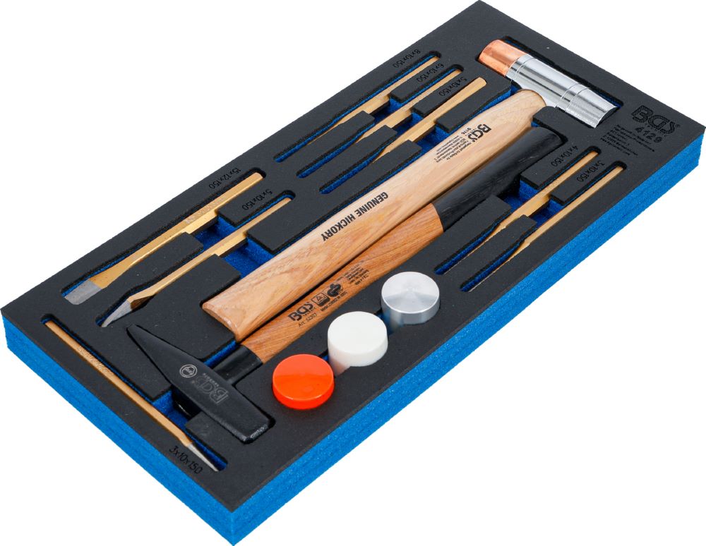 Produktbild Werkstattwageneinlage 1/3 Hammer- und Meißel Satz 14 teilig bild 2