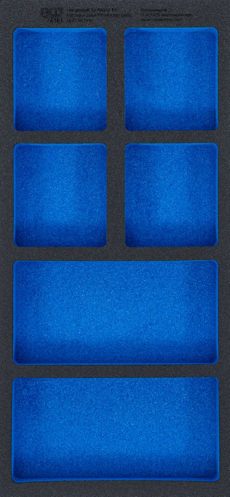 Produktbild BGS Werkstattwageneinlage 1/3 leer 6 Ablagefächer 408 x 189 x 32 mm