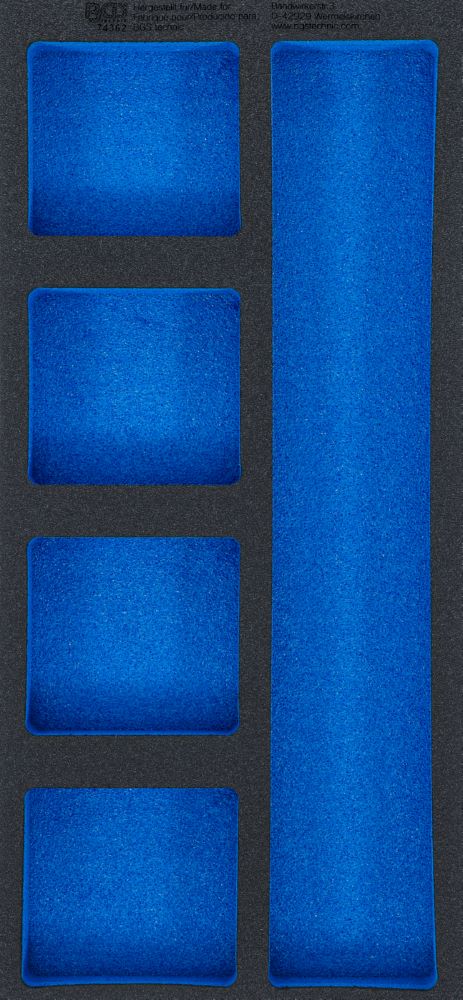 Produktbild BGS Werkstattwageneinlage 1/3 leer 5 Ablagefächer 408 x 189 x 32 mm