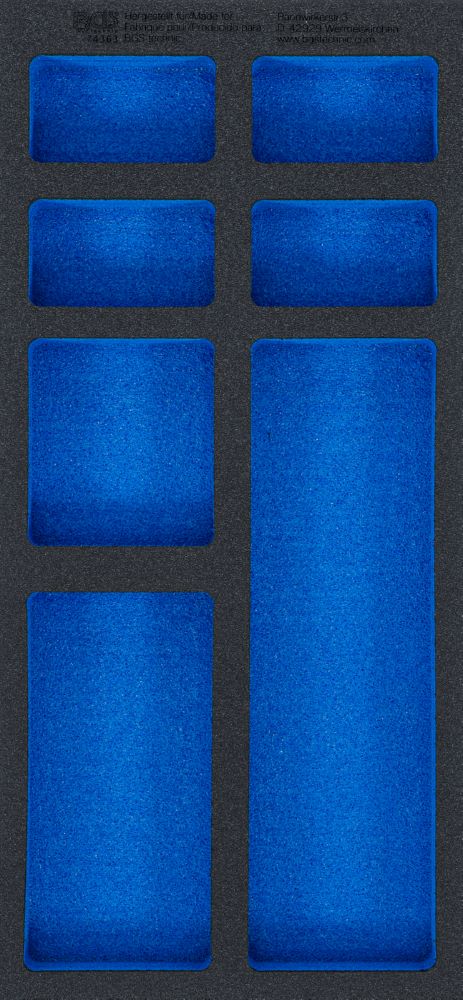 Produktbild BGS Werkstattwageneinlage 1/3 leer 7 Ablagefächer 408 x 189 x 32 mm