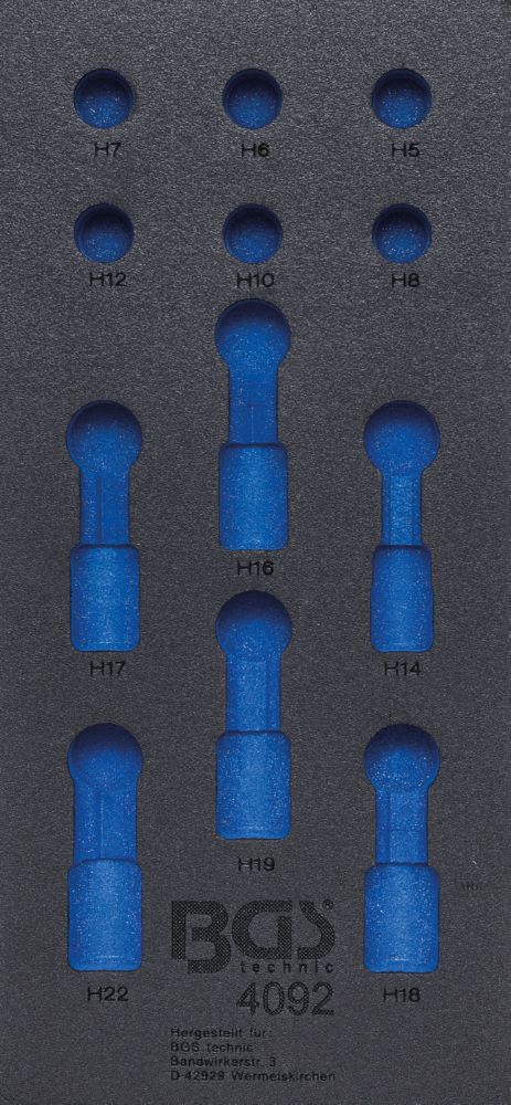 Produktbild BGS Werkstattwageneinlage 1/3 leer für Artikel 4092