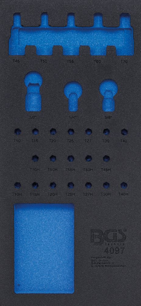 Produktbild BGS Werkstattwageneinlage 1/3 leer für Artikel 4097