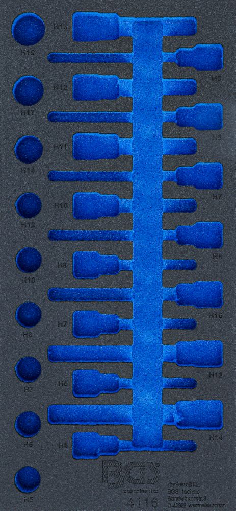 Produktbild BGS Werkstattwageneinlage 1/3 leer für Artikel 4116