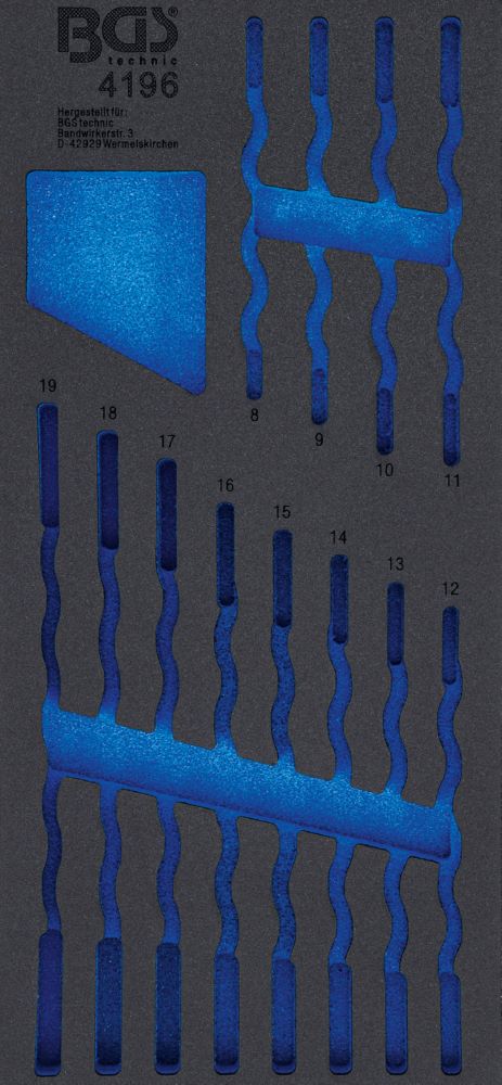 Produktbild BGS Werkstattwageneinlage 1/3 leer für Artikel 4196