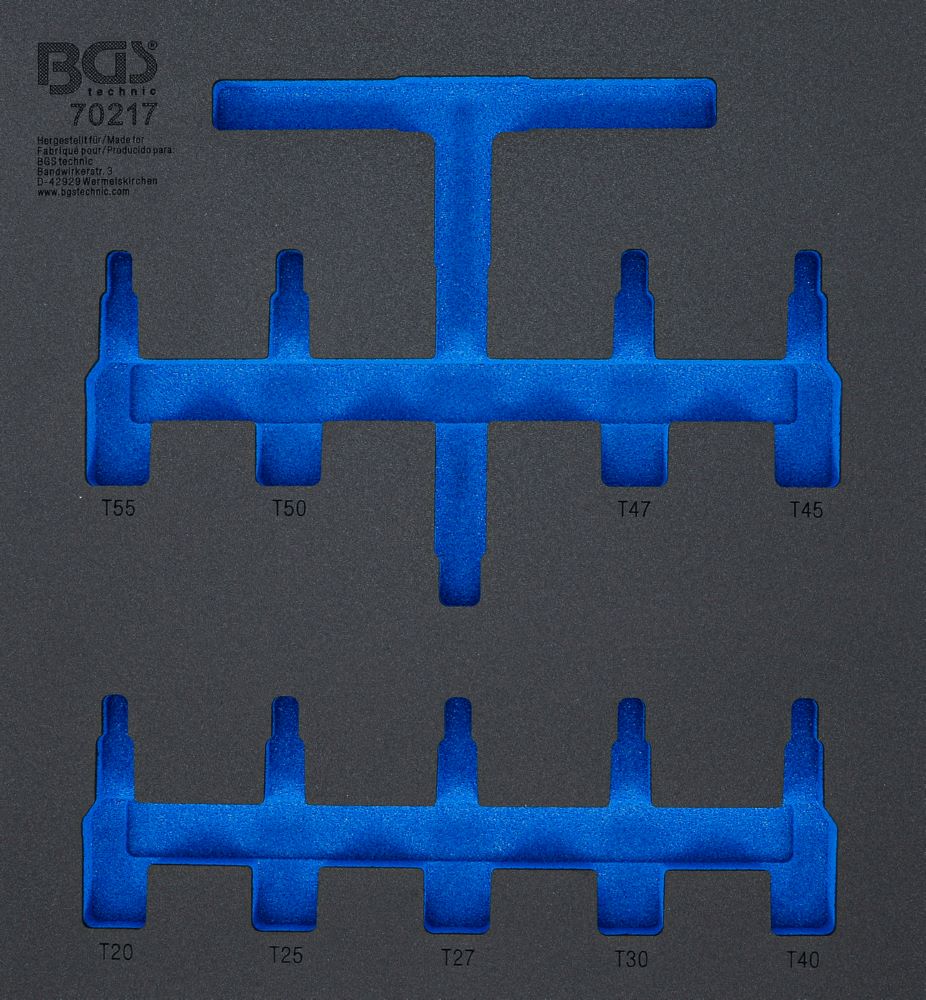 Produktbild BGS Werkstattwageneinlage 2/3 leer für Artikel 70217