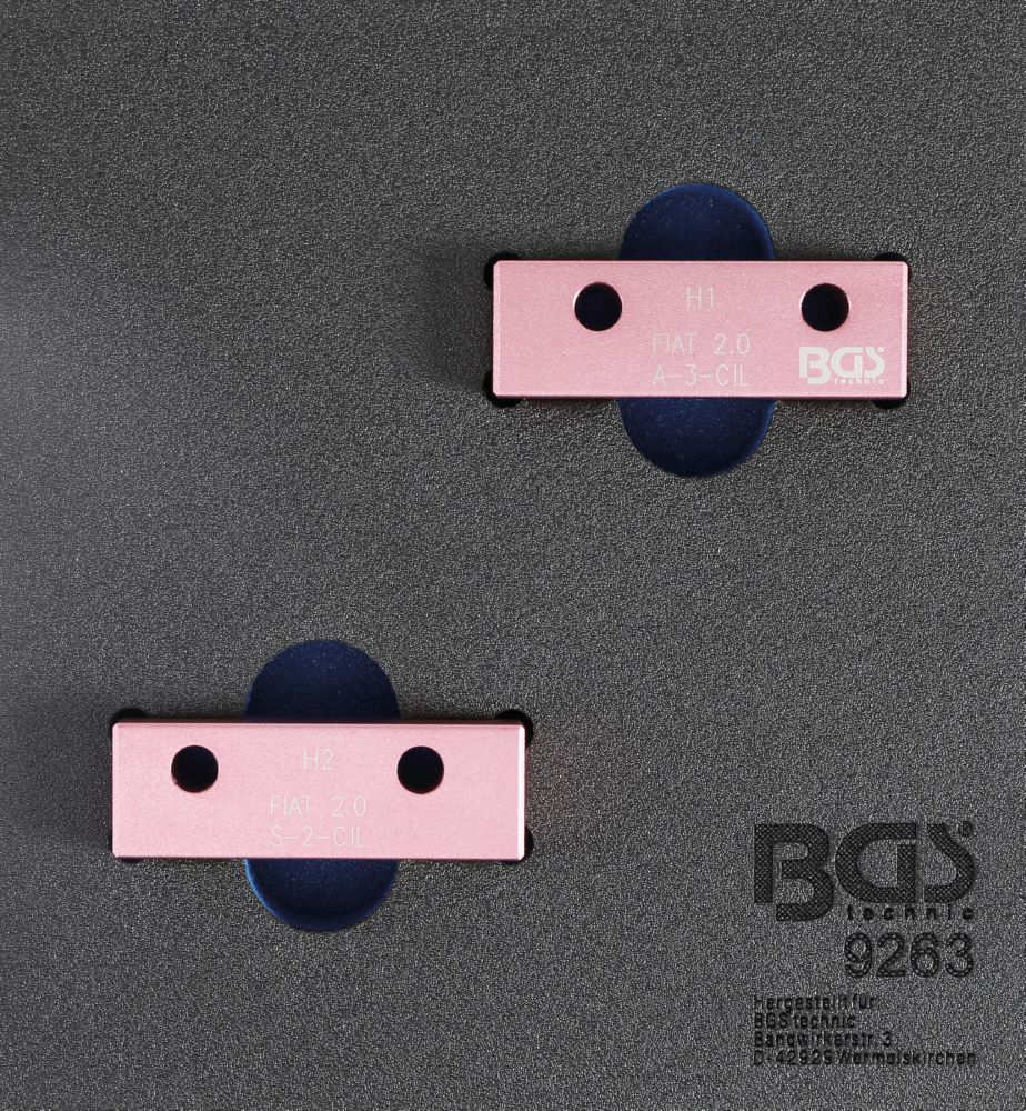 Produktbild BGS Werkstattwageneinlage 1/6 Nockenwellen Arretierwerkzeug Satz für Fiat 2.0l 20