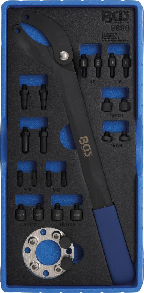 Produktbild BGS Werkstattwageneinlage 1/3 Nockenwellen Gegenhaltewerkzeug Satz für VAG bild 2