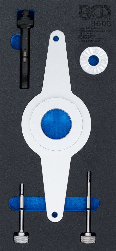 Produktbild BGS Werkstattwageneinlage 1/3 Schwingungsdämpfer Werkzeug Satz für VAG 1.8 & 2.0 TFS