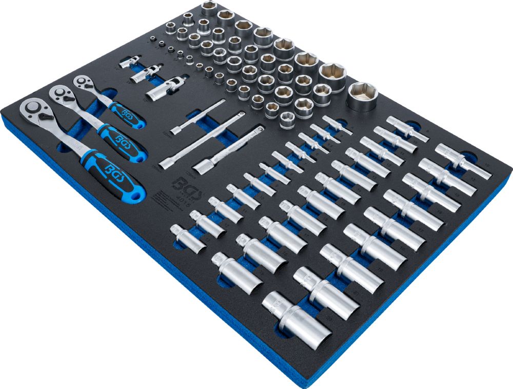 Produktbild Werkstattwageneinlage 3/3 Steckschlüssel Satz 80 teilig bild 2