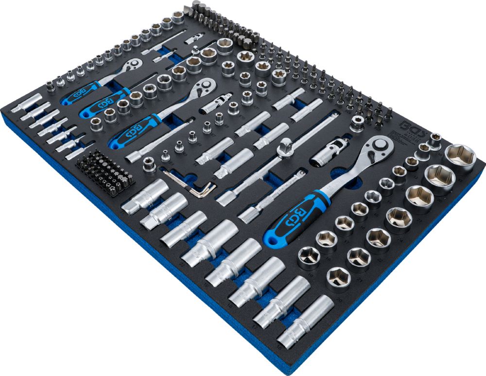 Produktbild Werkstattwageneinlage 3/3 Steckschlüssel Satz 192 teilig bild 2