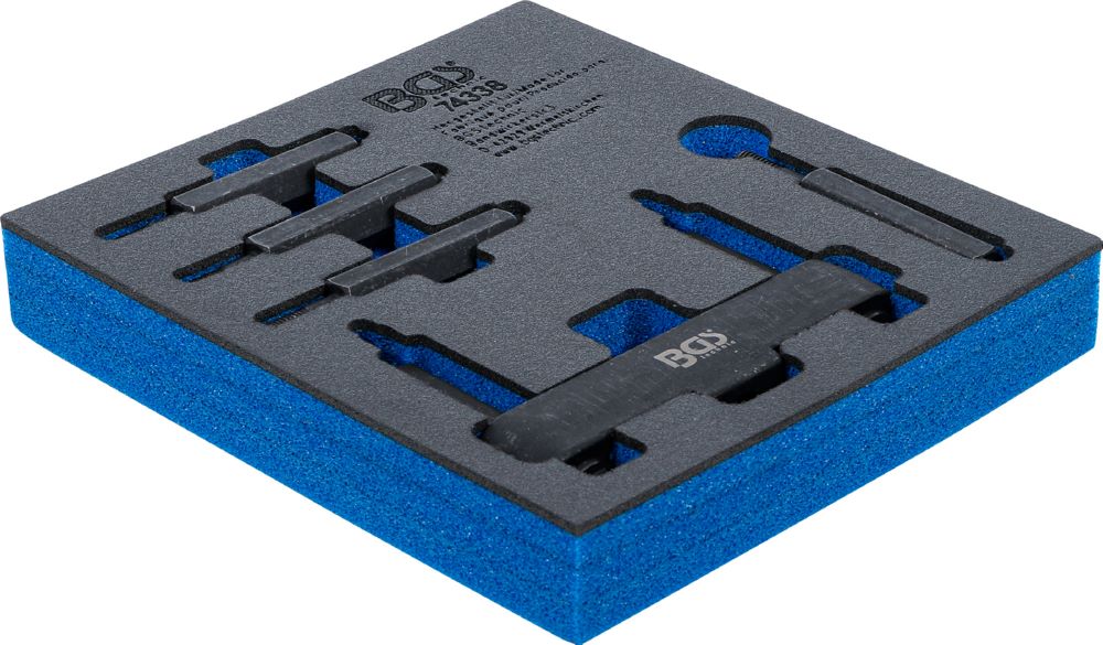 Produktbild BGS Werkstattwageneinlage 1/6 Stirnlochmuttern-Schlüssel für Lkw-Hinterachsen bild 2