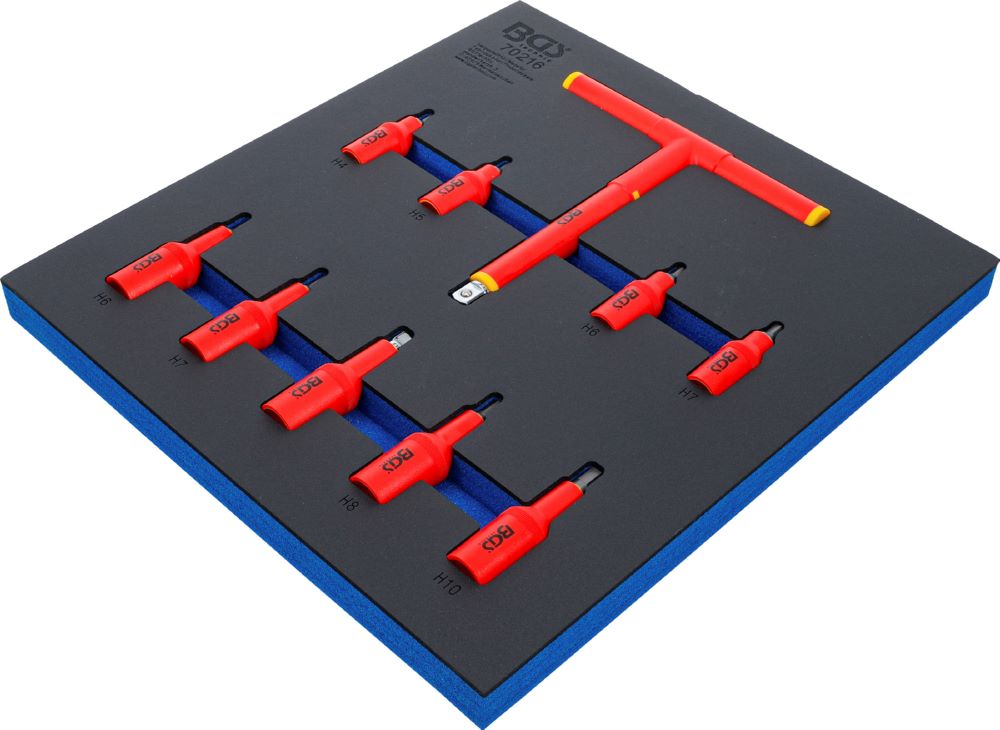 Produktbild Werkstattwageneinlage 2/3 VDE Bit Einsatz Satz 10 teilig bild 2