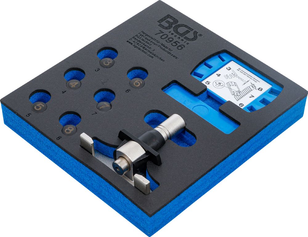 Produktbild Werkstattwageneinlage 1/6 Zahnriemen Spannungsprüfer und Messwerkzeug Satz bild 2