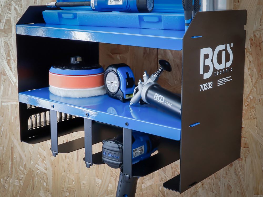 Produktbild BGS Werkzeug Wandregal 430 x 230 x 305 mm für Akku Werkzeuge bild 6