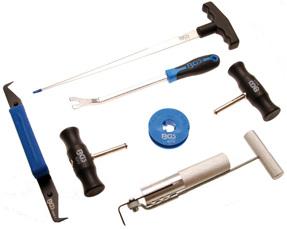 Produktbild BGS Windschutzscheiben Ausglaswerkzeug Satz 7 teilig