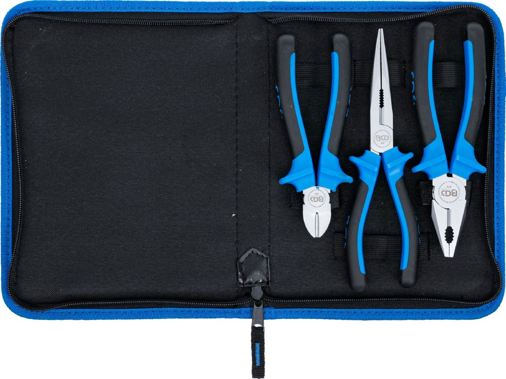 Produktbild BGS Zangen Satz 3 teilig Blau