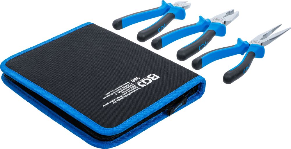 Produktbild BGS Zangen Satz 3 teilig Blau bild 3