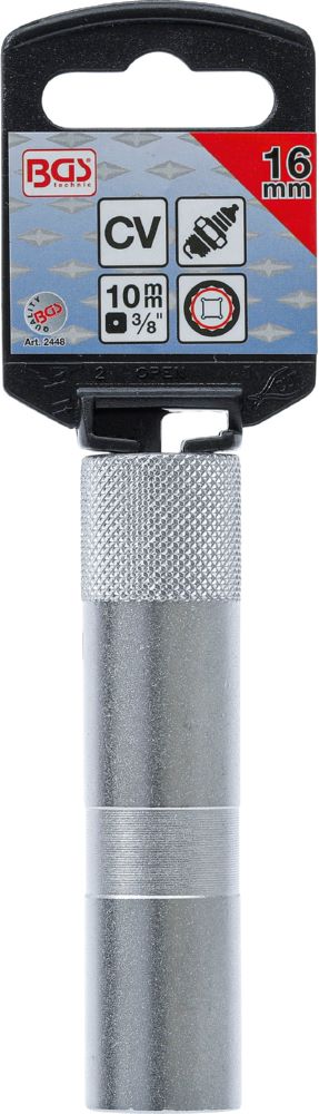 Produktbild BGS Zündkerzen Einsatz Haltegummi Zwölfkant lang Antrieb Innenvierkant 10 mm 16mm bild 3