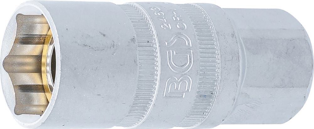 Produktbild BGS Zündkerzen Einsatz mit Magnet Sechskant Antrieb Innenvierkant 12,5 mm 21 mm