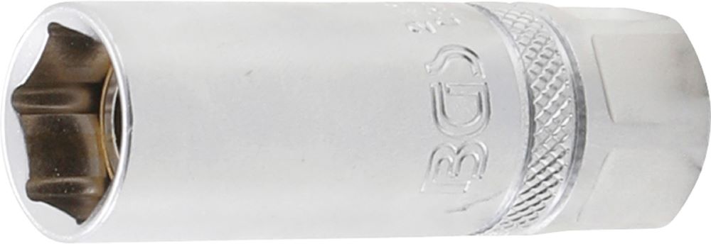Produktbild BGS Zündkerzen Einsatz mit Magnet Sechskant Antrieb Innenvierkant 12,5 mm 16 mm bild 1