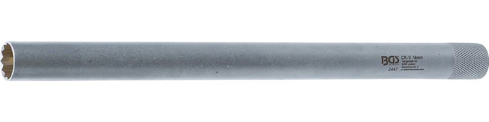 Produktbild BGS Zündkerzen Einsatz Magnet Zwölfkant lang Antrieb Innenvierkant 10 mm 14 mm