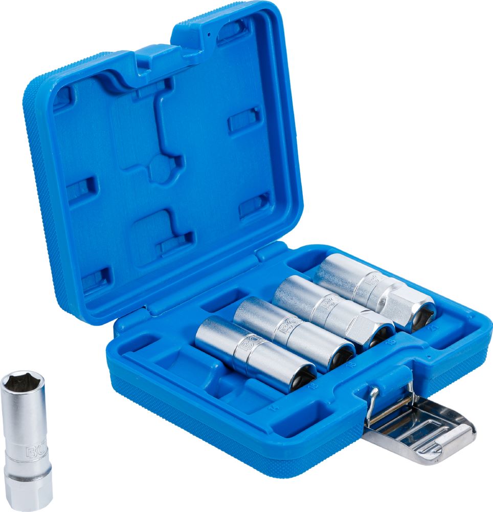 Produktbild BGS Zündkerzen Einsatz Satz Sechskant Antrieb Innenvierkant 12,5 mm 14 mm 5 teilig bild 2