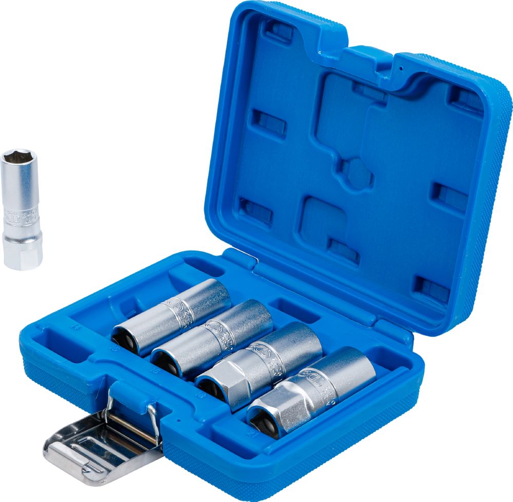 Produktbild BGS Zündkerzen Einsatz Satz Sechskant Antrieb Innenvierkant 12,5 mm 14 mm 5 teilig bild 3