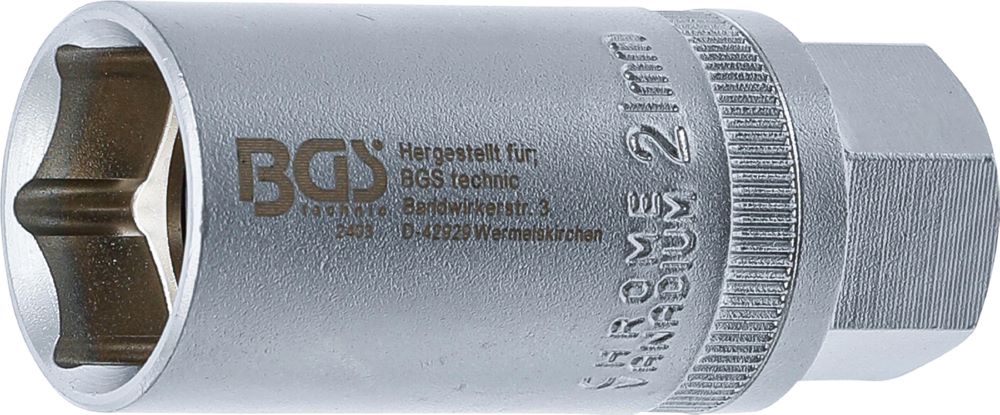 Produktbild BGS Zündkerzen Einsatz Sechskant Antrieb Innenvierkant 12,5 mm 1/2 Zoll 21 mm