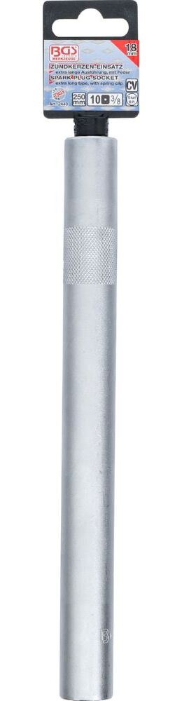 Produktbild BGS Zündkerzen Einsatz Zwölfkant extra lang Antrieb Innenvierkant 10 mm 18 mm bild 3
