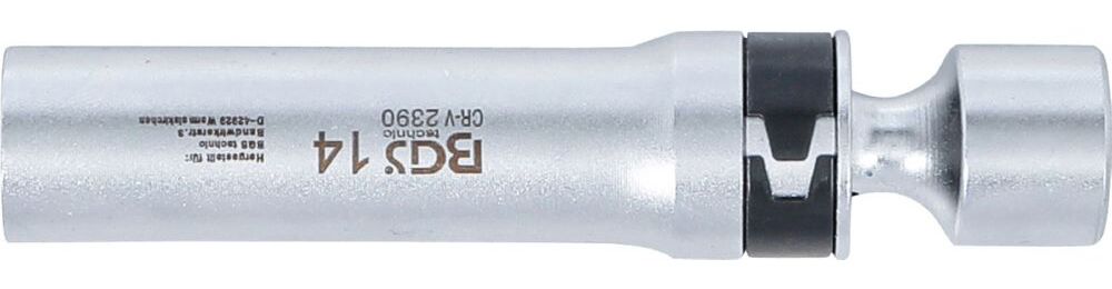 Produktbild BGS Zündkerzen Gelenkeinsatz Zwölfkant Haltefeder Antrieb Innenvierkant 10 mm 14 mm bild 4