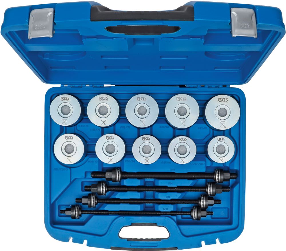 Produktbild BGS Zug und Druckhülsen Satz mit 4 Spindeln 24 teilig