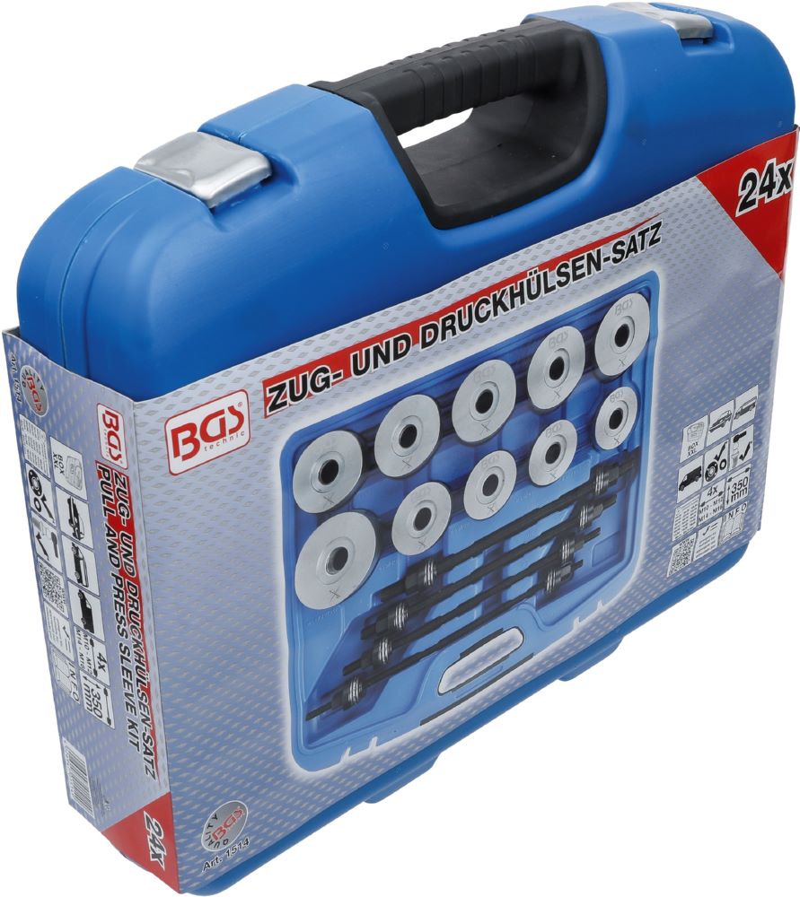 Produktbild BGS Zug und Druckhülsen Satz mit 4 Spindeln 24 teilig bild 9