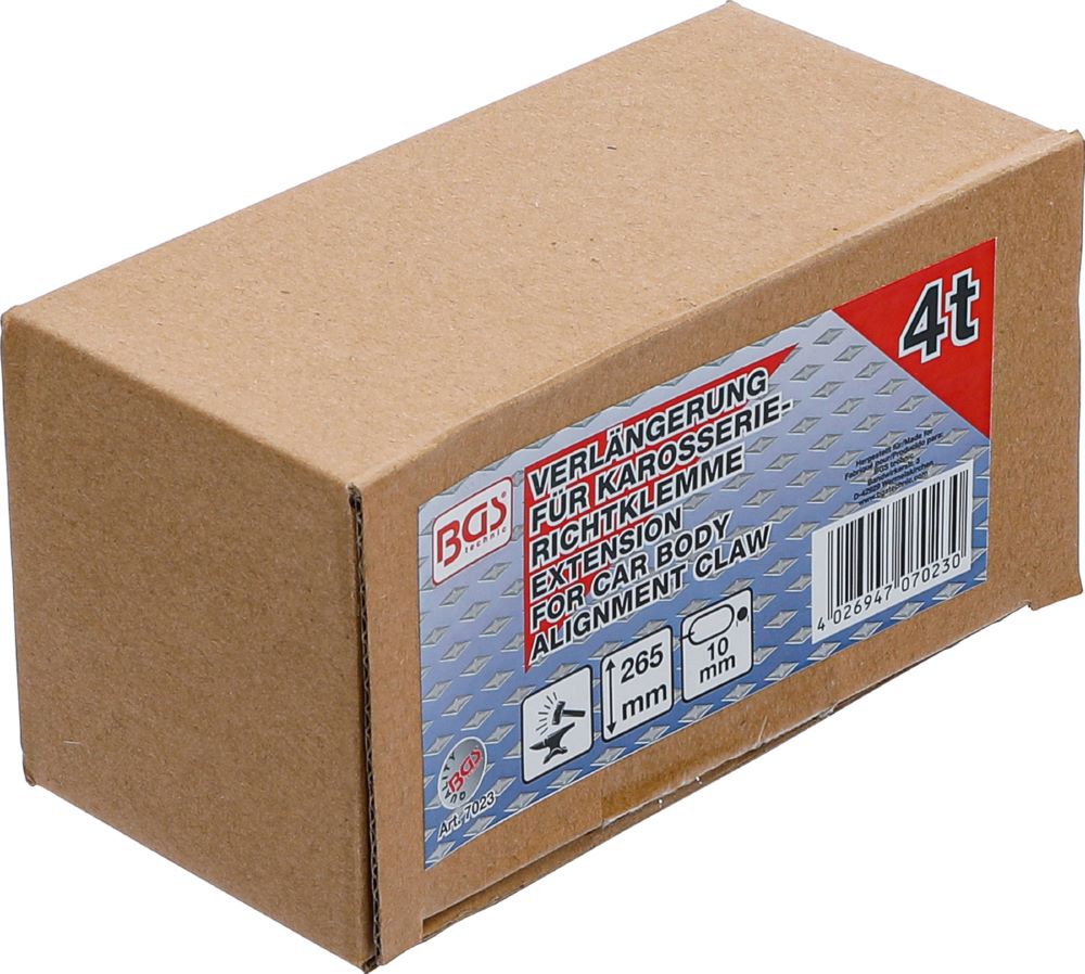 Produktbild BGS Zugketten Verbinder mit Doppelhaken max. 4 tonnen bild 3