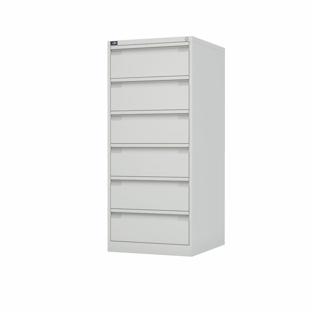 Produktbild Bisley Eco Eco Karteischrank doppelbahnig DIN A5 6 Schubladen Farbe reinweiß bild 4