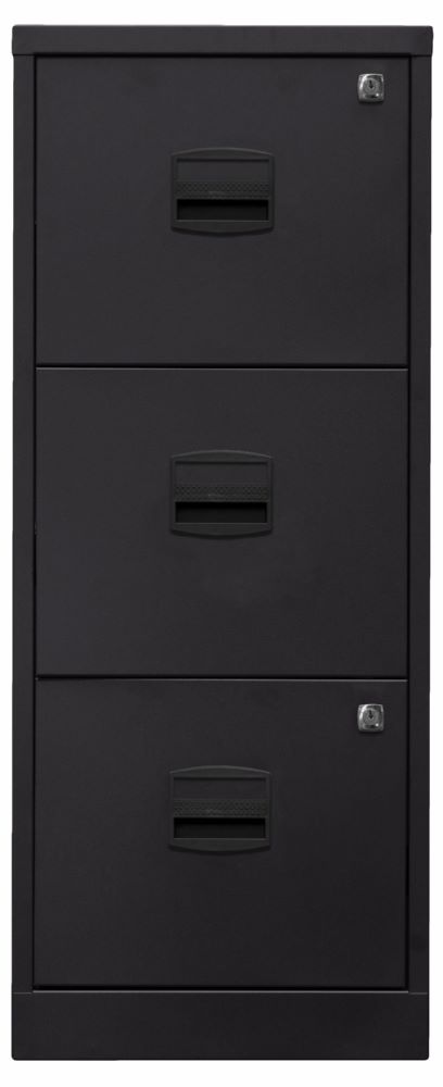 Produktbild Bisley Home Hängeregistraturschrank PFA 3 Schubladen H 1015 mm schwarz