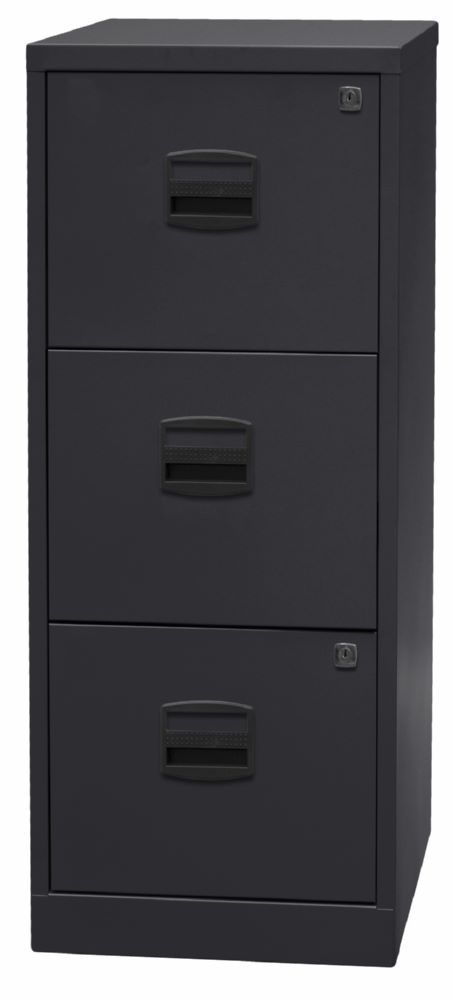 Produktbild Bisley Home Hängeregistraturschrank PFA 3 Schubladen H 1015 mm schwarz bild 3