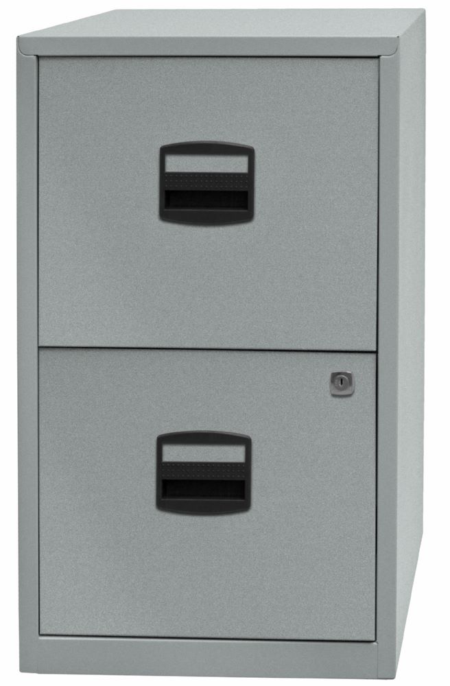 Produktbild Bisley Home Hängeregistraturschrank PF 2 Schubladen H 672 mm silber bild 3