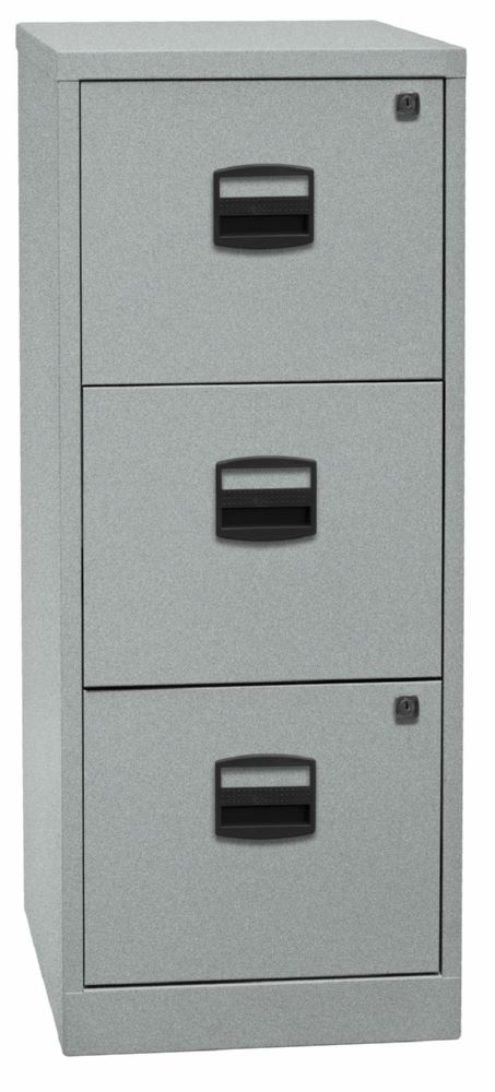 Produktbild Bisley Home Hängeregistraturschrank PFA 3 Schubladen 413 mm breit silber bild 2