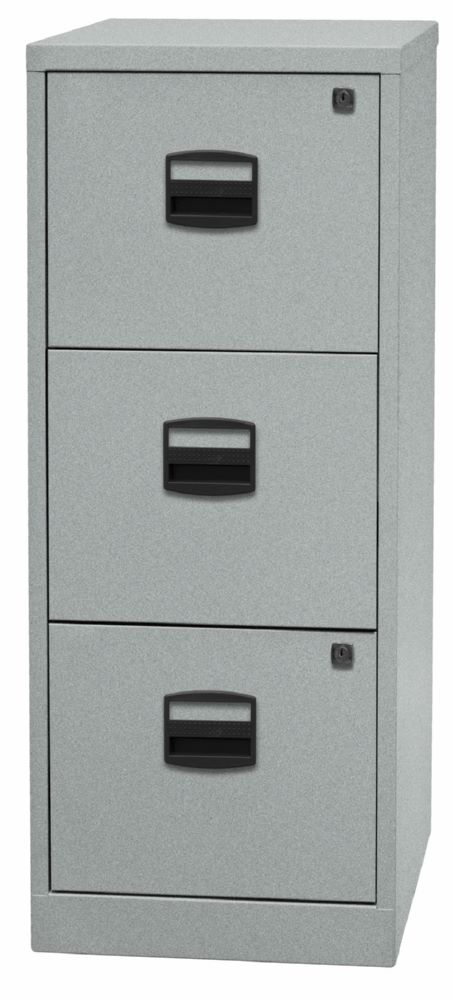 Produktbild Bisley Home Hängeregistraturschrank PFA 3 Schubladen 413 mm breit silber bild 3