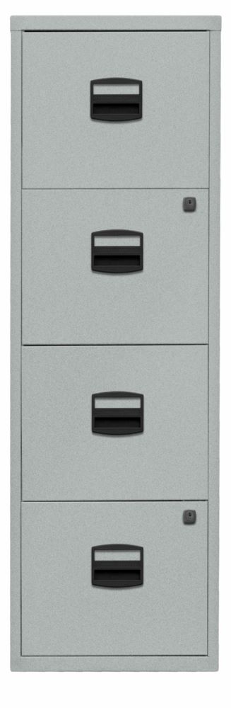 Produktbild Bisley Home Hängeregistraturschrank 4 Schubladen H 1321 mm silber bild 1