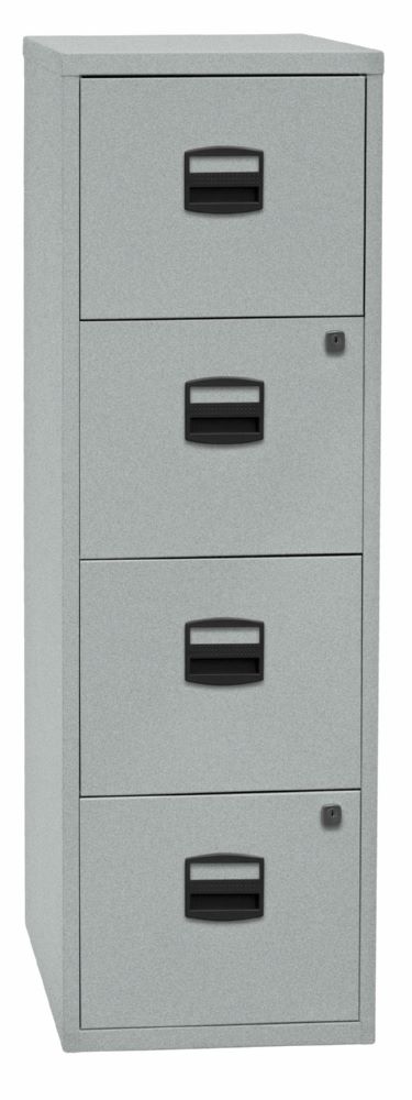 Produktbild Bisley Home Hängeregistraturschrank 4 Schubladen H 1321 mm silber bild 2