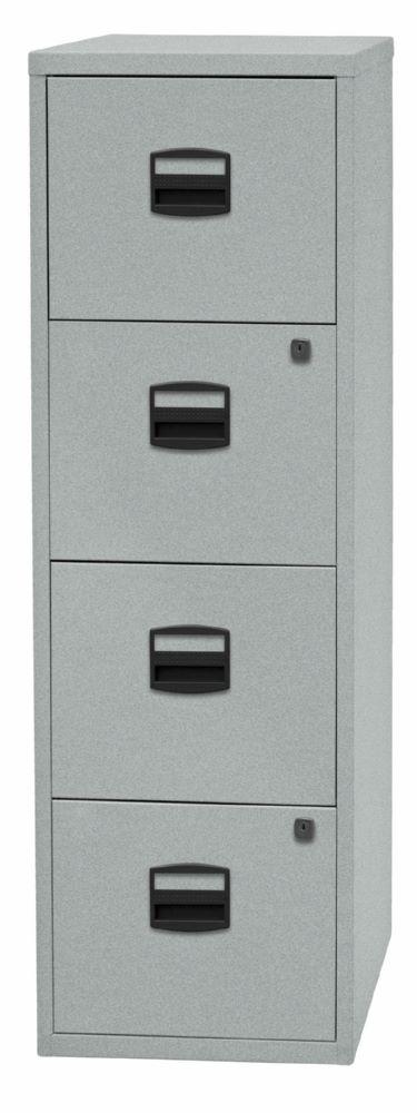 Produktbild Bisley Home Hängeregistraturschrank 4 Schubladen H 1321 mm silber bild 3