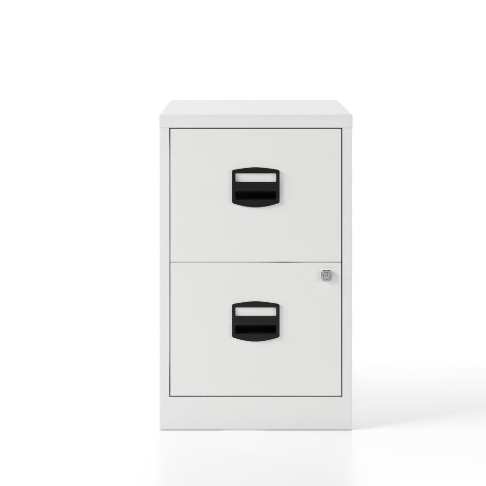 Produktbild Bisley Home Hängeregistraturschrank PFA 2 Schubladen 672 x 413 x 400 mm verkehrsweiß