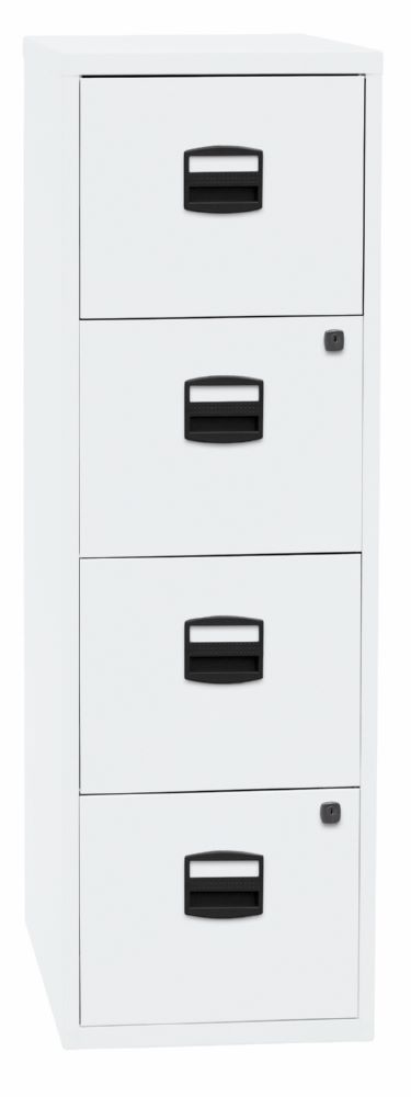 Produktbild Bisley Home Hängeregistraturschrank 4 Schubladen 1321 x 413 mm verkehrsweiß bild 2