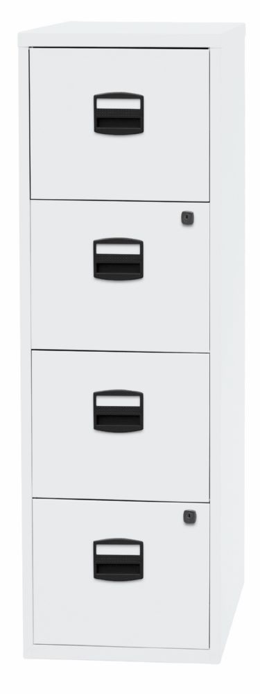 Produktbild Bisley Home Hängeregistraturschrank 4 Schubladen 1321 x 413 mm verkehrsweiß bild 3