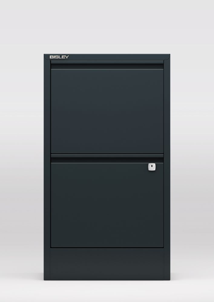 Produktbild Bisley Home Aktenschrank Home Filer 2 Schubladen 413 x 672 mm anthrazit